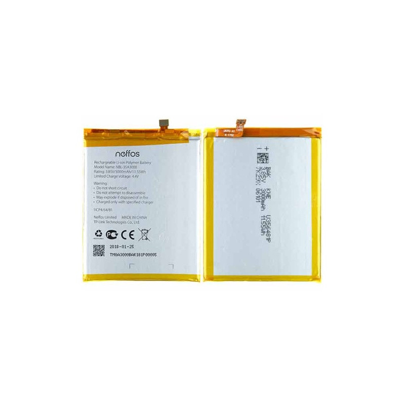 Батарея TP-Link NBL-35A3000 Neffos X1 Max 3000 mAh