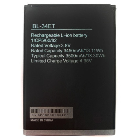 Батарея Tecno BL-34ET POP 3 BB2 3450 mAh