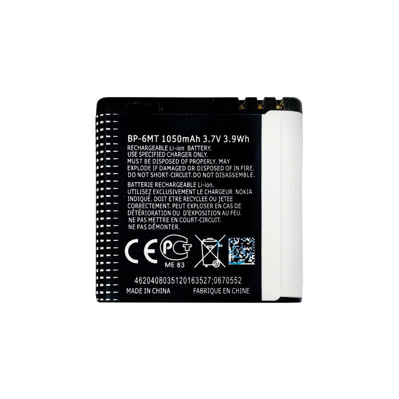 Батарея Nokia BP-6MT 5610 6110n 6500s E51 N81 N81 8Gb N82 1050 mAh Батарея Nokia BP-6MT 5610 6110n 6500s E51 N81 N81 8Gb N82 1050 mAh