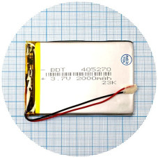 Батарея 71х50х4 мм 2000 mAh 3.7V
