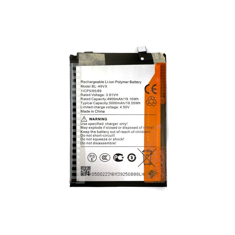 Батарея Infinix BL-49VX Note 40 Pro 4G X6850 5000 mAh