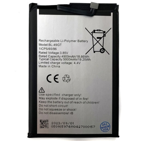 Батарея Tecno BL-49GT Spark 9 Pro KH7n 5000 mAh