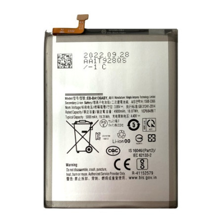 Батарея Samsung EB-BA136ABY Galaxy A13 5G SM-A136U SM-A136U1 SM-A136W SM-A136B SM-S136DL A136 Galaxy M13 5G SM 5000 mAh