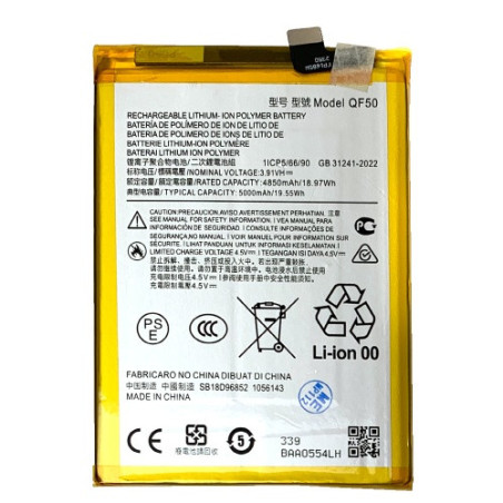 Батарея Motorola QF50 Moto G34 XT2363-2 Moto G04 XT2421-2 G04s XT2421-8 Moto G Play 2024 5000 mAh