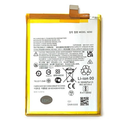 Батарея Motorola ND50 Moto G42 XT2233-2 5000 mAh