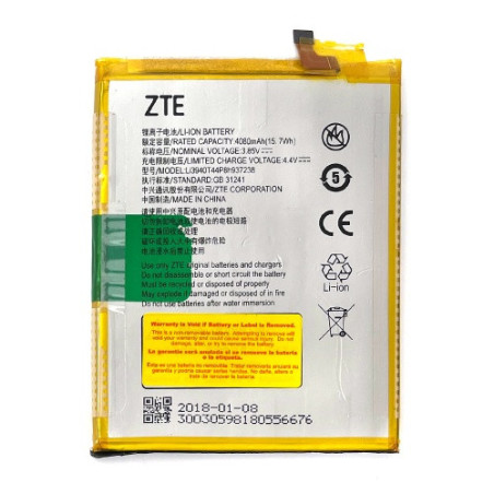 Батарея ZTE Li3940T44P8h937238 Blade Z Max Z982 4080 mAh