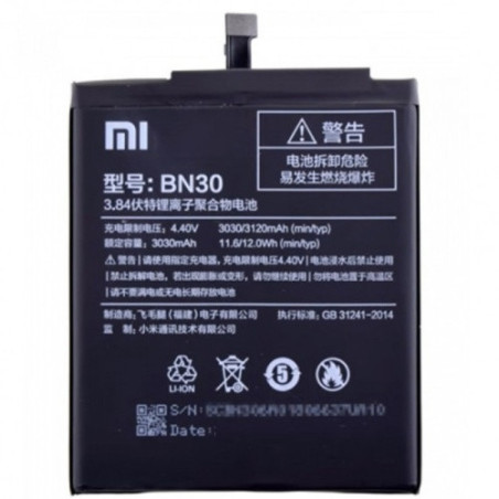 Батарея Xiaomi BN30 Redmi 4A 2016117 3030 3120 mAh