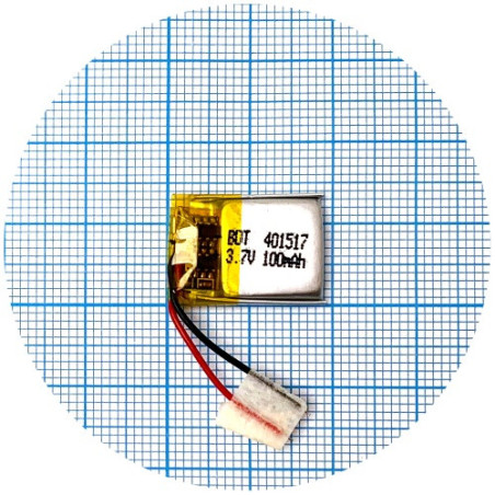 Батарея 16х15х4 мм 100 mAh 3.7V