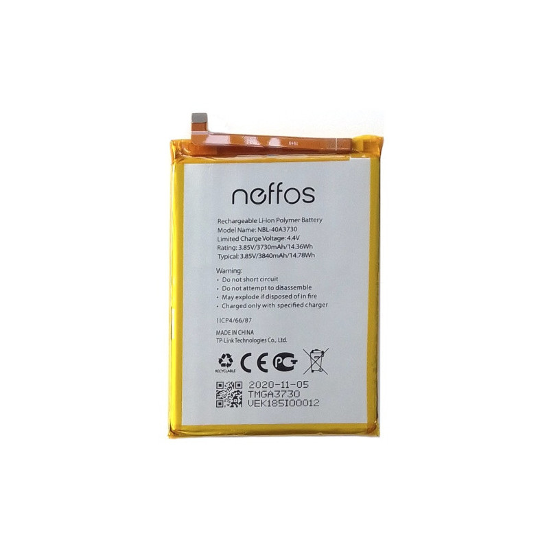Батарея Tp-Link NBL-40A3730 Neffos C9 3730 mAh Батарея Tp-Link NBL-40A3730 Neffos C9 3730 mAh