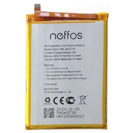 Батарея Tp-Link NBL-40A3730 Neffos C9 3730 mAh