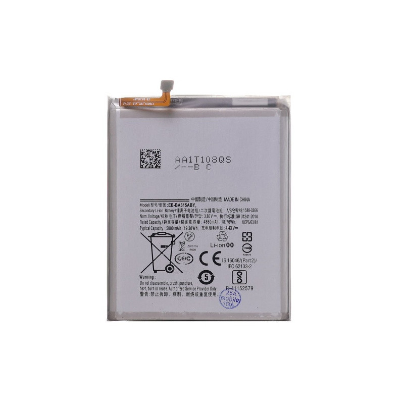 Батарея Samsung EB-BA315ABY Galaxy A31 A315F A32 A325F A22 4G A225F 4860 mAh Батарея Samsung EB-BA315ABY Galaxy A31 A315F A32 A325F A22 4G A225F 4860 mAh