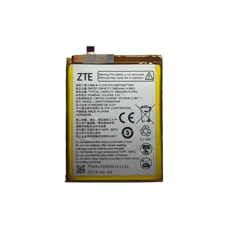 Батарея ZTE Li3839T43P8H826348 Blade A7 2020 3900 mAh