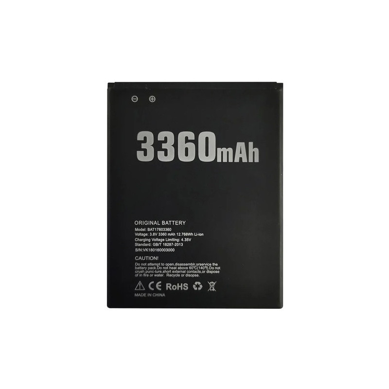 Батарея Doogee X10 3360 mAh