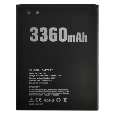 Батарея Doogee X10 3360 mAh