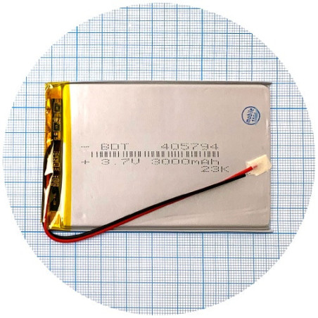 Батарея 95х58х4 мм 3000 mAh 3.7V