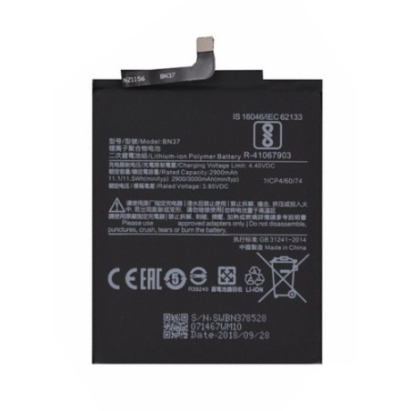 Батарея Xiaomi BN37 Redmi 6 M1804C3DG M1804C3DH M1804C3DI 6A M1804C3DG 2900 mAh
