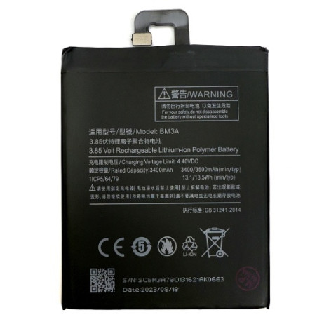 Батарея Xiaomi BM3A Mi Note 3 MCE8 3300 mAh