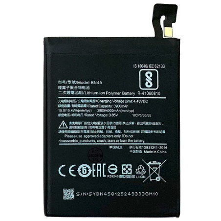 Батарея Xiaomi BN45 Redmi Note 5 Pro MEI7S MEI7 M1803E7SG M1803E7SH m1903e7sg 4000 mAh