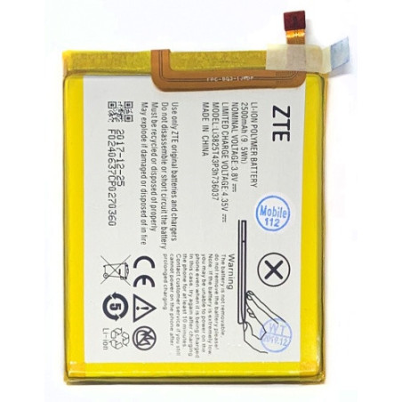 Батарея ZTE Li3825T43P3h736037 Blade V7 Lite 2500 mAh