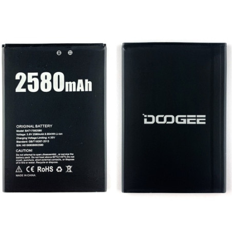 Батарея Doogee X20 BAT17582580 2580 mAh