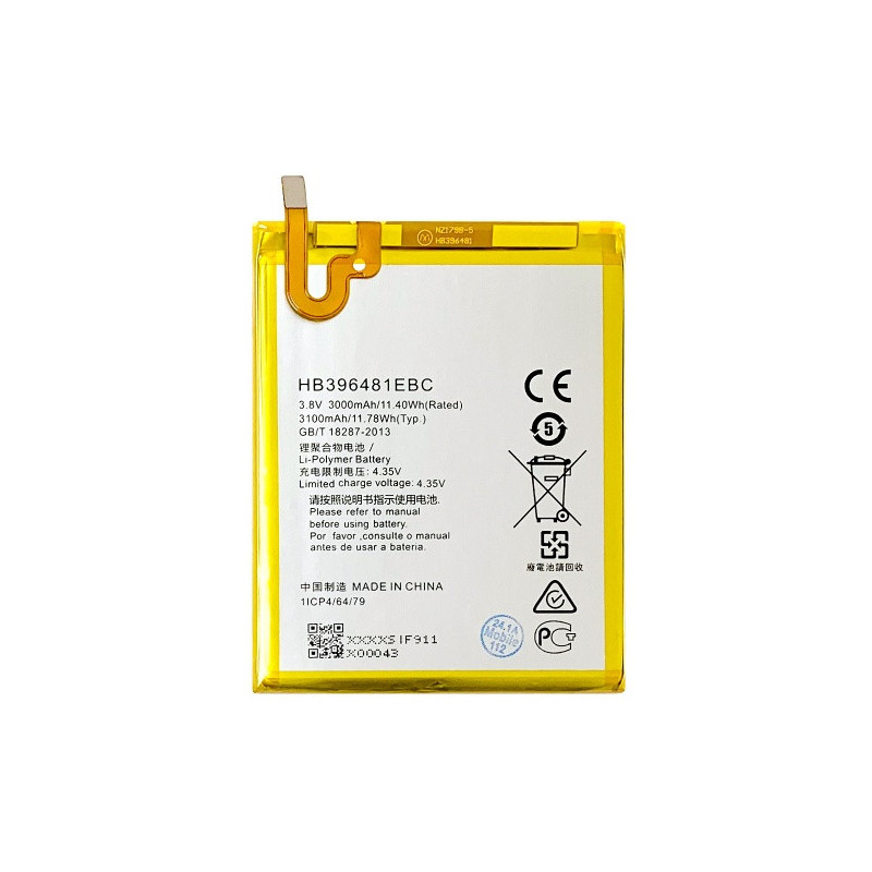 Батарея Huawei HB396481EBC Y6 II CAM-L21 Honor 5A 5X 6 H60-L02 L012 GR5 G7 Plus 3000 3100 mAh