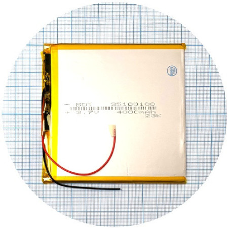 Батарея 108х104х3 мм 4000 mAh 3.7V
