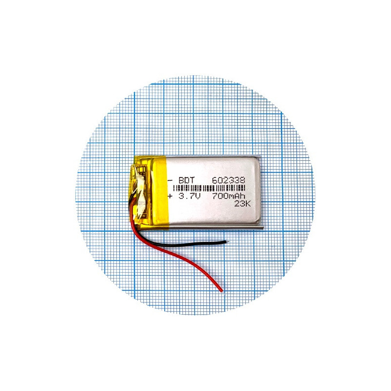 Батарея 41х25х6 мм 700 mAh 3.7V Батарея 41х25х6 мм 700 mAh 3.7V