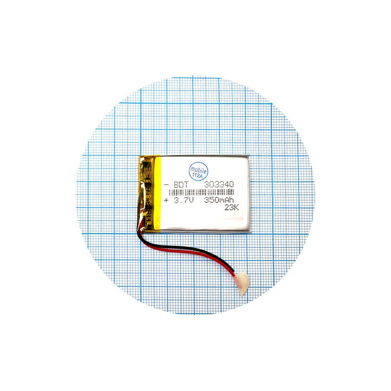Батарея 42х30х3 мм 350 mAh 3.7V Батарея 42х30х3 мм 350 mAh 3.7V