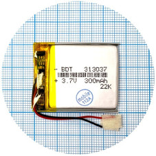 Батарея 36х30х2,8 мм 300 mAh 3.7V
