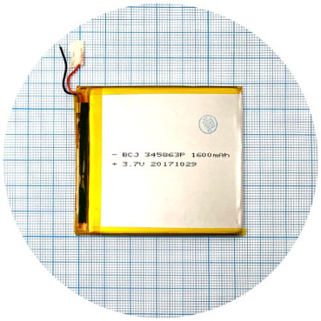 Батарея 63х49х4,2 мм 1600 mAh 3.7V