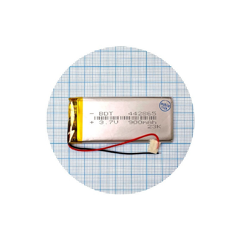 Батарея 67х30х4,5 мм 900 mAh 3.7V Батарея 67х30х4,5 мм 900 mAh 3.7V