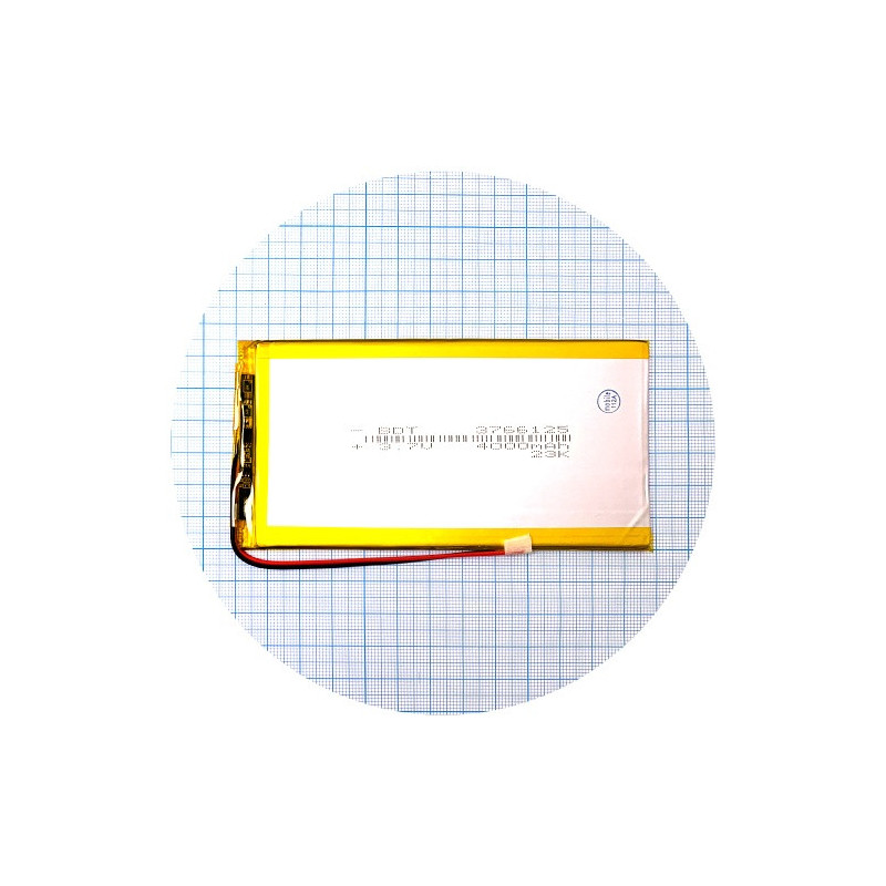 Батарея 127х65х3 мм 4000 mAh 3.7 V Батарея 127х65х3 мм 4000 mAh 3.7 V
