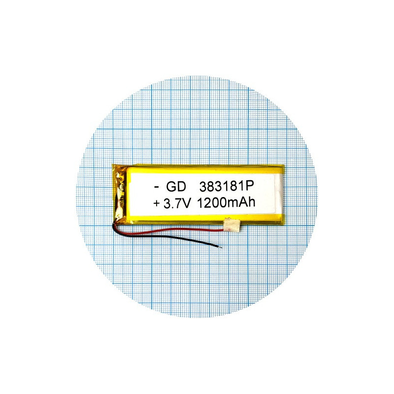 Батарея 82х30х4 мм 1200 mAh 3.7 V