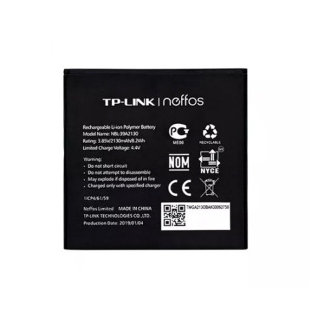 Батарея Tp-Link NBL-39A2130 Neffos N1 Y5 2130 mAh