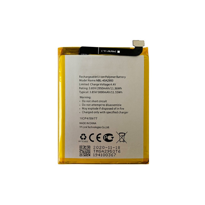 Батарея Tp-Link NBL-40A2950 Neffos C9s C9 Max 3000 mAh