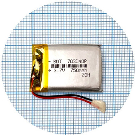 Батарея 41х30х8 мм 750 mAh 3.7V