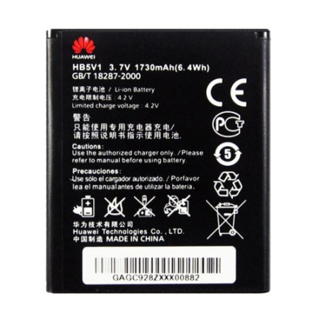 Батарея Huawei HB5V1 Y300 U8833 Y500 Y511-U30 T8833 G350 1730mAh