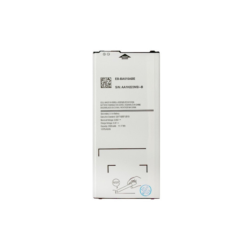Батарея Samsung EB-BA510ABE Galaxy A5 2016 A510H 2900 mAh Батарея Samsung EB-BA510ABE Galaxy A5 2016 A510H 2900 mAh