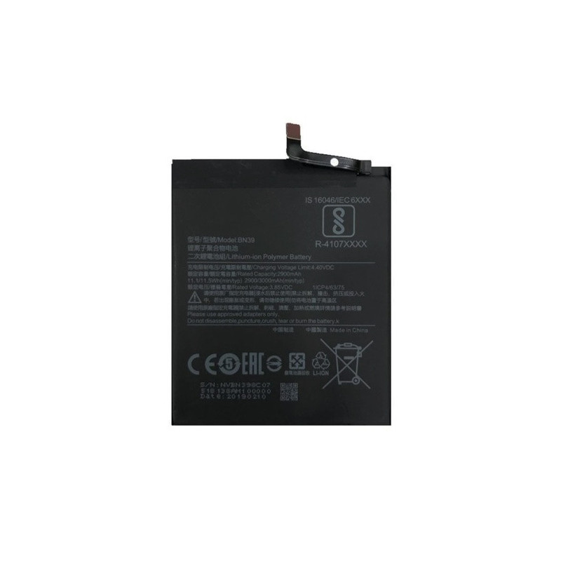 Батарея Xiaomi BN39 Mi Play M1901F9E 3000 mAh Батарея Xiaomi BN39 Mi Play M1901F9E 3000 mAh