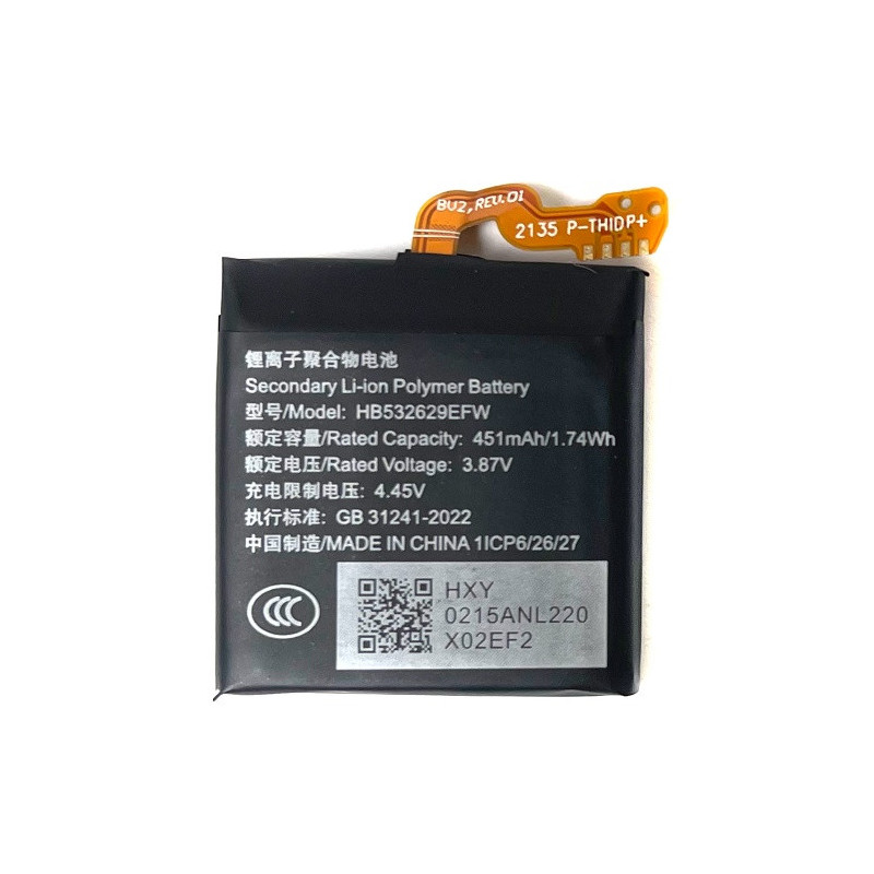 Батарея Huawei HB532629EFW Huawei Watch GT Runner 451 mAh Батарея Huawei HB532629EFW Huawei Watch GT Runner 451 mAh