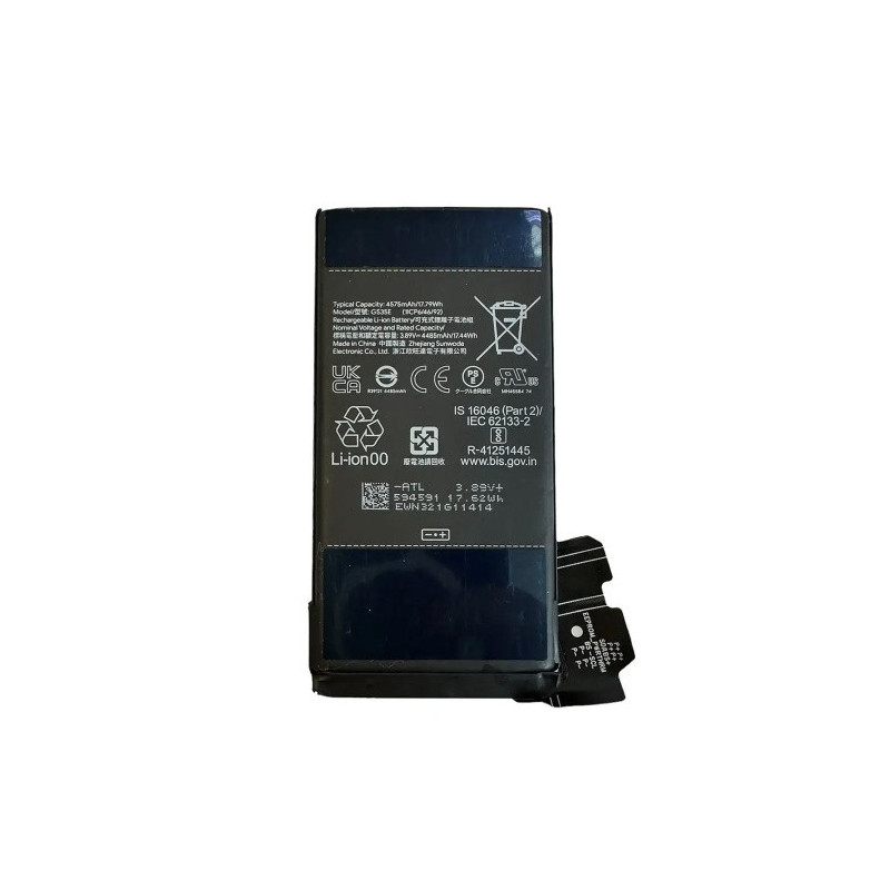 Батарея Google GS35E Pixel 8 GKWS6 G9BQD GA04851-US GZPFO GPJ41 4575 mAh