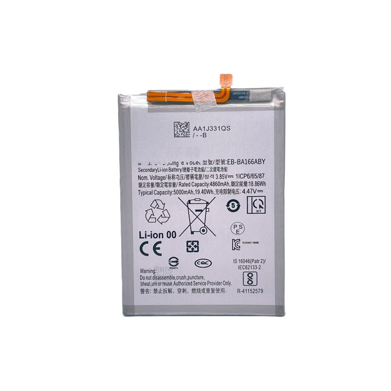 Батарея Samsung EB-BA166ABY Galaxy A16 SM-A165F SM-A165F DS SM-A165M SM-A165M DS 4G A165 A16 5G A166 SM-A166B 5000 mAh