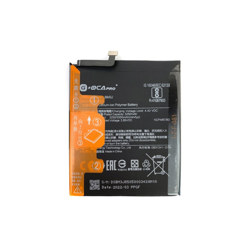 Батарея Xiaomi BM3J G+OCA Pro Mi 8 Lite Mi8 Lite Mi 8X M1808D2TG 3350 mAh Батарея Xiaomi BM3J G+OCA Pro Mi 8 Lite Mi8 Lite Mi 8X M1808D2TG 3350 mAh