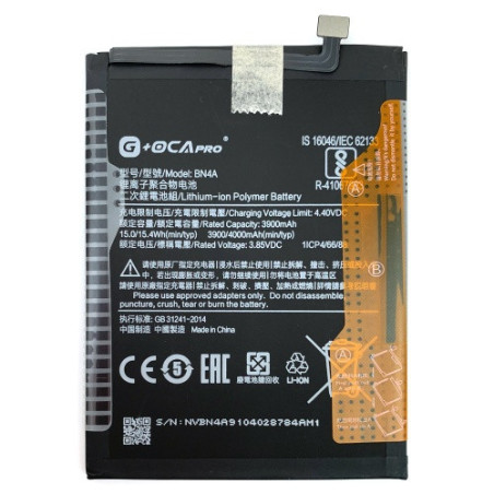 Батарея Xiaomi BN4A G+OCA Pro Redmi Note 7 M1901F7G M1901F7H M1901F7I 4000 mAh