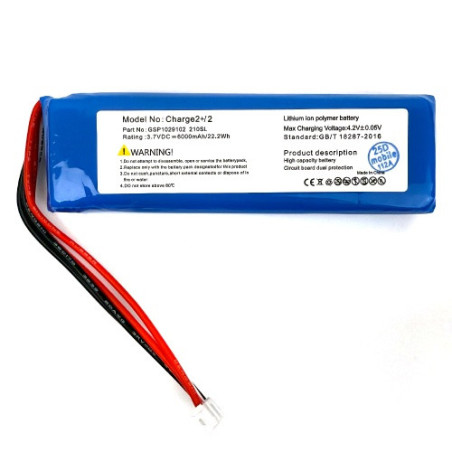 Батарея JBL GSP1029102R JBL Charge 2 JBL Charge 2 plus JBL Charge 3 2015 6000 mAh