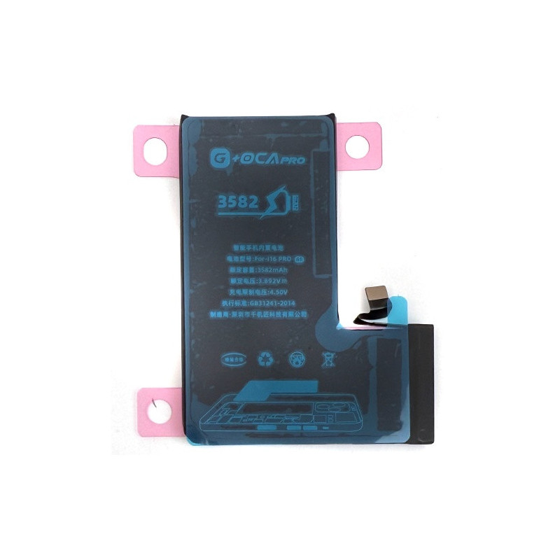 Батарея Apple iPhone 16 Pro G OCA Pro A3293 A3083 A3292 A3294 iPhone17 1 3582 mAh Батарея Apple iPhone 16 Pro G OCA Pro A3293 A3083 A3292 A3294 iPhone17 1 3582 mAh