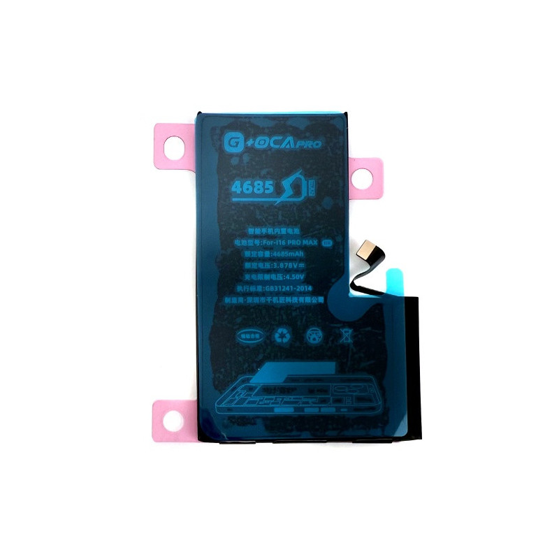 Батарея Apple iPhone 16 Pro Max A3296 A3084 A3295 A3297 iPhone17 2 G OCA Pro 4685 mAh