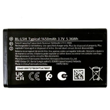 Батарея Nokia BL-L5H 105 4G 2023 TA-1546 110 4G 2023 150 2023 1450 mAh