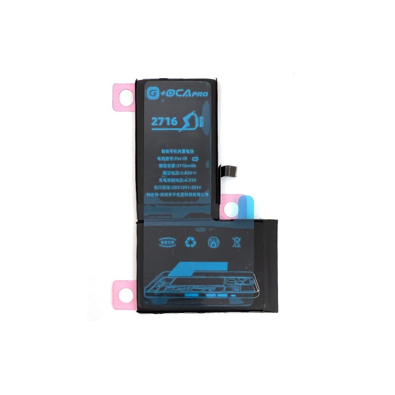 Батарея Apple iPhone X G OCA Pro 2716 mAh A1865 A1901 A1902