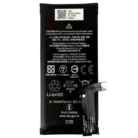 Батарея Google G025J-B GA02099 Pixel 4A G OCA Pro 3140 mAh